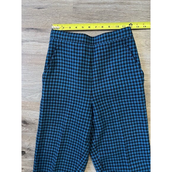 Marcella Wool plaid pants Size 2 Made In Italy - Picture 5 of 8
